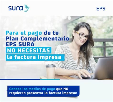 Para el pago de tu Plan Complementario EPS SURA。